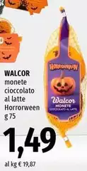 Walcor - Monete Cioccolato Al Latte Horrorween Walcor - Monete Cioccolato Al Latte Horrorween