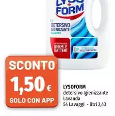 Lysoform - Detersivo Igienizzante Lavanda