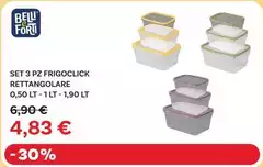 Belli E Forti - Set Frigoclick Rettangolare Belli E Forti - Set Frigoclick Rettangolare