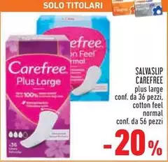 Carefree - Salvaslip Carefree - Salvaslip