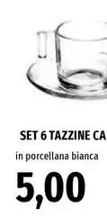 Set 6 Tazzine Ca Set 6 Tazzine Ca