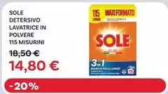 Sole - Detrsivo Lavatrice In Polvere