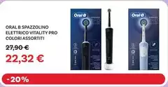 Oral B - Spazzolino Elettrico Vitality Pro