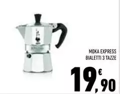 Moka -  Express Bialetti 3 Tazze Moka -  Express Bialetti 3 Tazze
