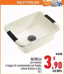 Solo - Bacinella Solo - Bacinella