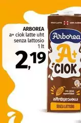 Arborea - A+ Ciok Latte UHT Senza Lattosio