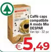 Despar - Caffè Caps Compatibile A Modo Mio Despar - Caffè Caps Compatibile A Modo Mio