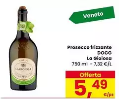La Gioiosa - Prosecco Frizzante DOCG