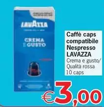 Lavazza - Caffè Caps Compatibile Nespresso Lavazza - Caffè Caps Compatibile Nespresso