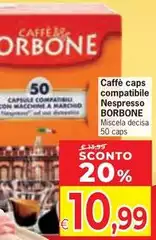 Caffe borbone - Caffe Caps Compatibile Nespresso Caffe borbone - Caffe Caps Compatibile Nespresso