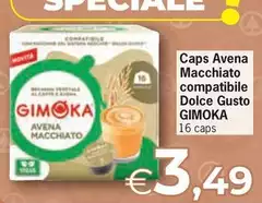 Gimoka - Caps Avena Macchiato Compatibile Dolce Gusto Gimoka - Caps Avena Macchiato Compatibile Dolce Gusto