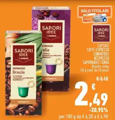 Conad - Capsule Caffè Espresso Compatibili Nespresso