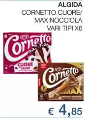 Algida - Cornetto Cuore/ Max Nocciola