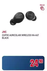 Jvc - HA-A6T Auricolare True Wireless Stereo (TWS) In-ear Musica E Chiamate Bluetooth Nero