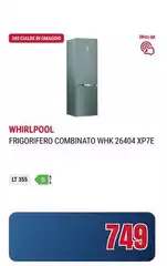 Whirlpool - Frigorifero Combinato WHK 26404 XP7E Whirlpool - Frigorifero Combinato WHK 26404 XP7E