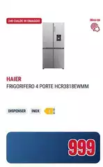 Haier - Cube 83 Serie 3 HCR3818EWMM Frigorifero Side-by-side Libera Installazione 463 L E Platino, Acciaio Inox Haier - Cube 83 Serie 3 HCR3818EWMM Frigorifero Side-by-side Libera Installazione 463 L E Platino, Acciaio Inox