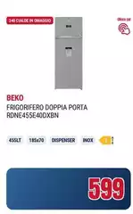 Beko -  Frigorifero Doppia Porta RDNE455E40DXBN Beko -  Frigorifero Doppia Porta RDNE455E40DXBN