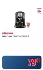 De Longhi Delonghi - Macchina Caffè EC201CD.B De Longhi Delonghi - Macchina Caffè EC201CD.B