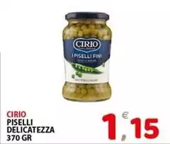 Cirio - Piselli Delicatezza Cirio - Piselli Delicatezza
