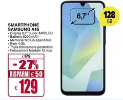 Samsung - Smartphone A16 Samsung - Smartphone A16