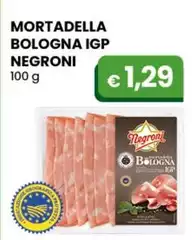 Negroni - Mortadella Bologna IGP 100 G Negroni - Mortadella Bologna IGP 100 G