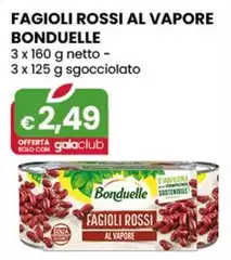 Bonduelle - Fagioli Rossi Al Vapore 3 X 160 G Netto-3 X 125 G Sgocciolato Bonduelle - Fagioli Rossi Al Vapore 3 X 160 G Netto-3 X 125 G Sgocciolato