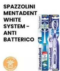 Mentadent - Spazzolini White System-Anti Batterico Mentadent - Spazzolini White System-Anti Batterico