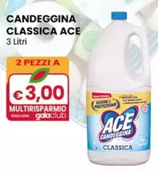 Ace - Candeggina Classica 3 Litri Ace - Candeggina Classica 3 Litri