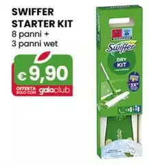 Swiffer - Starter Kit 8 Panni + 3 Panni Wet