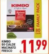 Kimbo - 80 Cialde Macinato Fresco