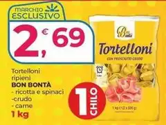 Bon bontà - Tortelloni Ripieni Bon bontà - Tortelloni Ripieni