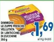 Dimmidisì - Le Zuppe Fresche Vellutata Di Lenticchie Dimmidisì - Le Zuppe Fresche Vellutata Di Lenticchie