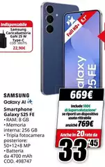 Samsung - Galaxy Ai + Smartphone Galaxy S25 FE