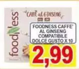 Foodness - Caffe' Al Ginseng Compatibile Dolce Gusto X 10 Foodness - Caffe' Al Ginseng Compatibile Dolce Gusto X 10