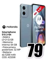 Motorola - Smartphone E15 2-64