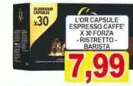 Capsule -  Espresso Caffe' X30 Forza Capsule -  Espresso Caffe' X30 Forza