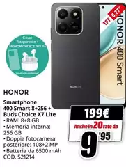 Honor - Smartphone 400 Smart 8+256 + Buds Choice X7 Lite