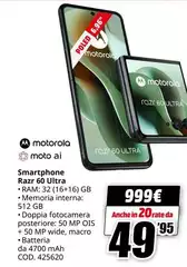 Motorola - Smartphone Razr 60 Ultra