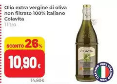 Colavita - Olio Extra Vergine Di Oliva Non Filtrato 100% Italiano Colavita - Olio Extra Vergine Di Oliva Non Filtrato 100% Italiano