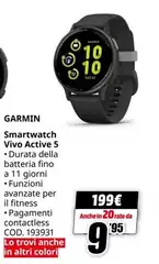 Garmin - Smartwatch Vivo Active 5 Garmin - Smartwatch Vivo Active 5