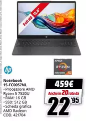 HP - Notebook 15-FC0057NL