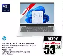 HP - Notebook Omnibook 7 AI FR0000NL