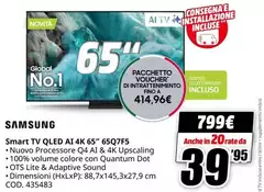 Samsung - Smart Tv Qled Ai 4k 65" 65Q7F5