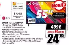 LG - Smart Tv 55qned70a