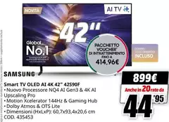 Samsung - Smart Tv Oled Ai 4k 42" 42S90F