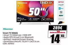 Hisense - Smart Tv 50460