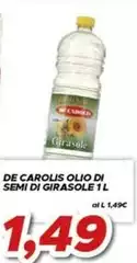 De carlo - Olio Di Semi Di Girasole De carlo - Olio Di Semi Di Girasole