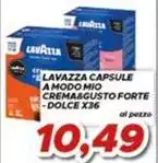 Lavazza - Capsule A Modo Mio Crema&Gusto Forte Lavazza - Capsule A Modo Mio Crema&Gusto Forte