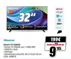 Hisense - Smart Tv 32A5Q