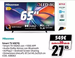Hisense - Smart TV 65E7Q